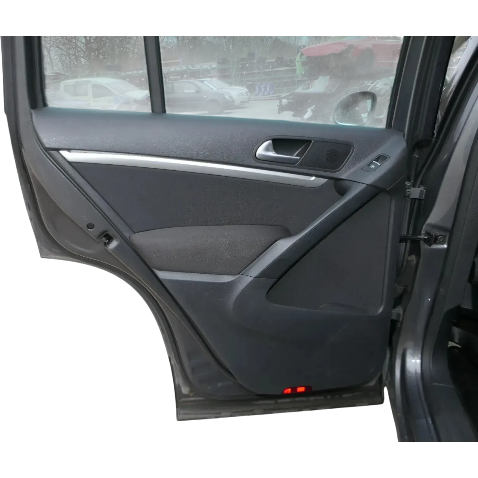 VW Tiguan 5N 1x Türverkleidung Verkleidung Tür hinten links schwarz - Bild 1