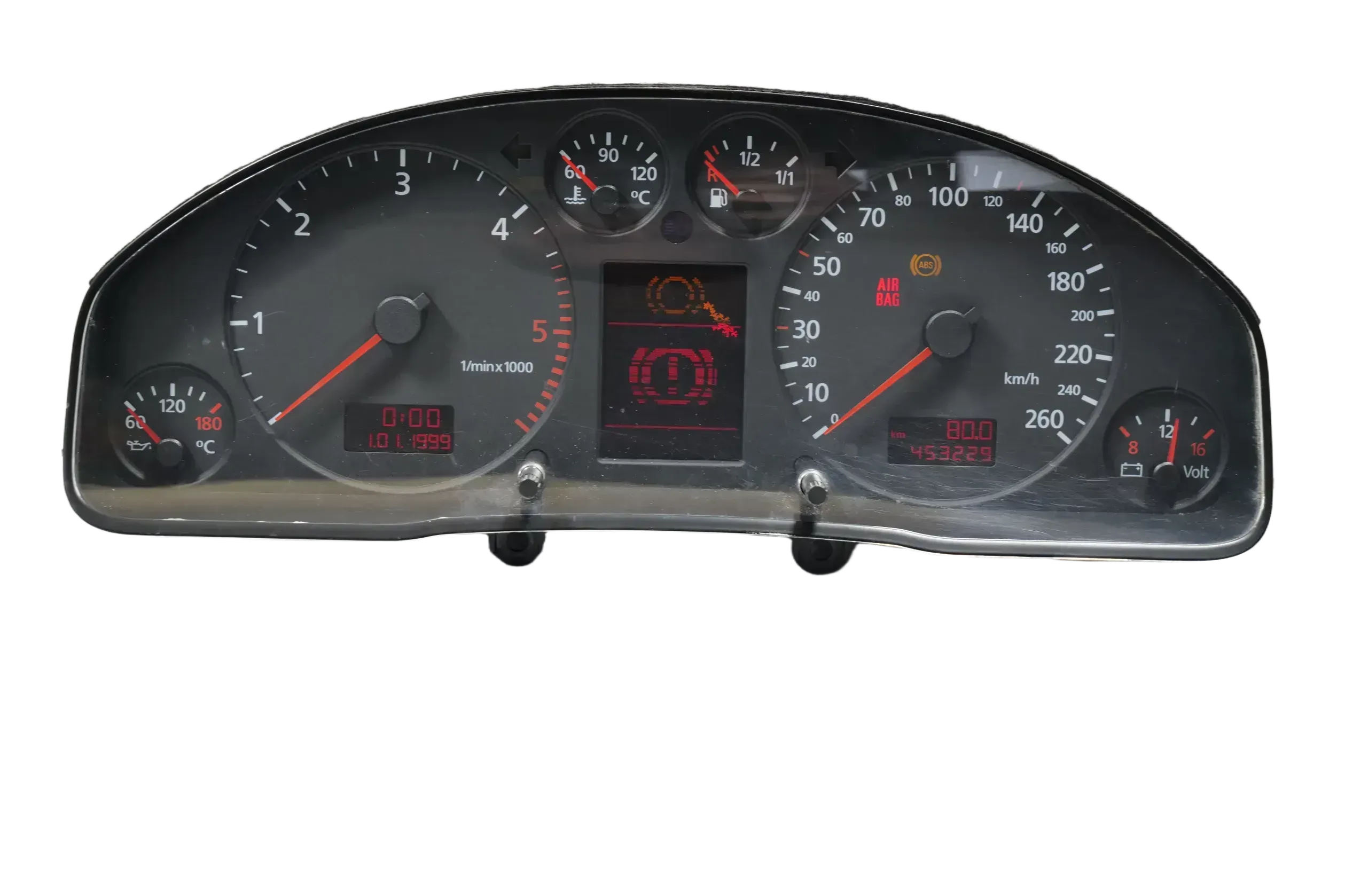 Audi A6 4B Tacho Tachometer Kombiinstrument 453.200km 4B0920931PX 2,5 TDI - Bild 1