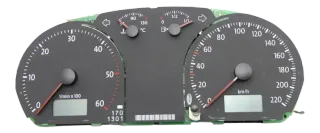 VW Polo 9N 3Tacho Tachometer Kombiinstrument 266.000km 6Q0920825F 1,4TDI BNV BNM - Bild 3