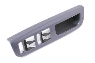 VW Golf 4 Schalter elektrische Fensterheber 4-Fach links Griff Dekor grau lackie - Bild 3