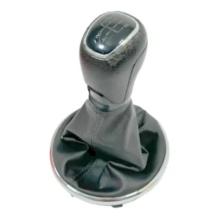Skoda Fabia Roomster 5J Schaltknauf Schaltsack Schaltung Schaltknauf original 9B - Bild 1