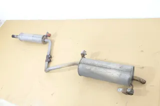 VW Polo 9N Ibiza 6L Auspuff Endschalldämpfer + Mittel hinten 1,2 AWY AZQ BMD BME - Bild 3