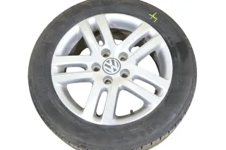 1x Felge Alufelge original VW Golf 5 Touran 6,5jx16H2 ET50 1K0601025AJ ALU  4 - Bild 1