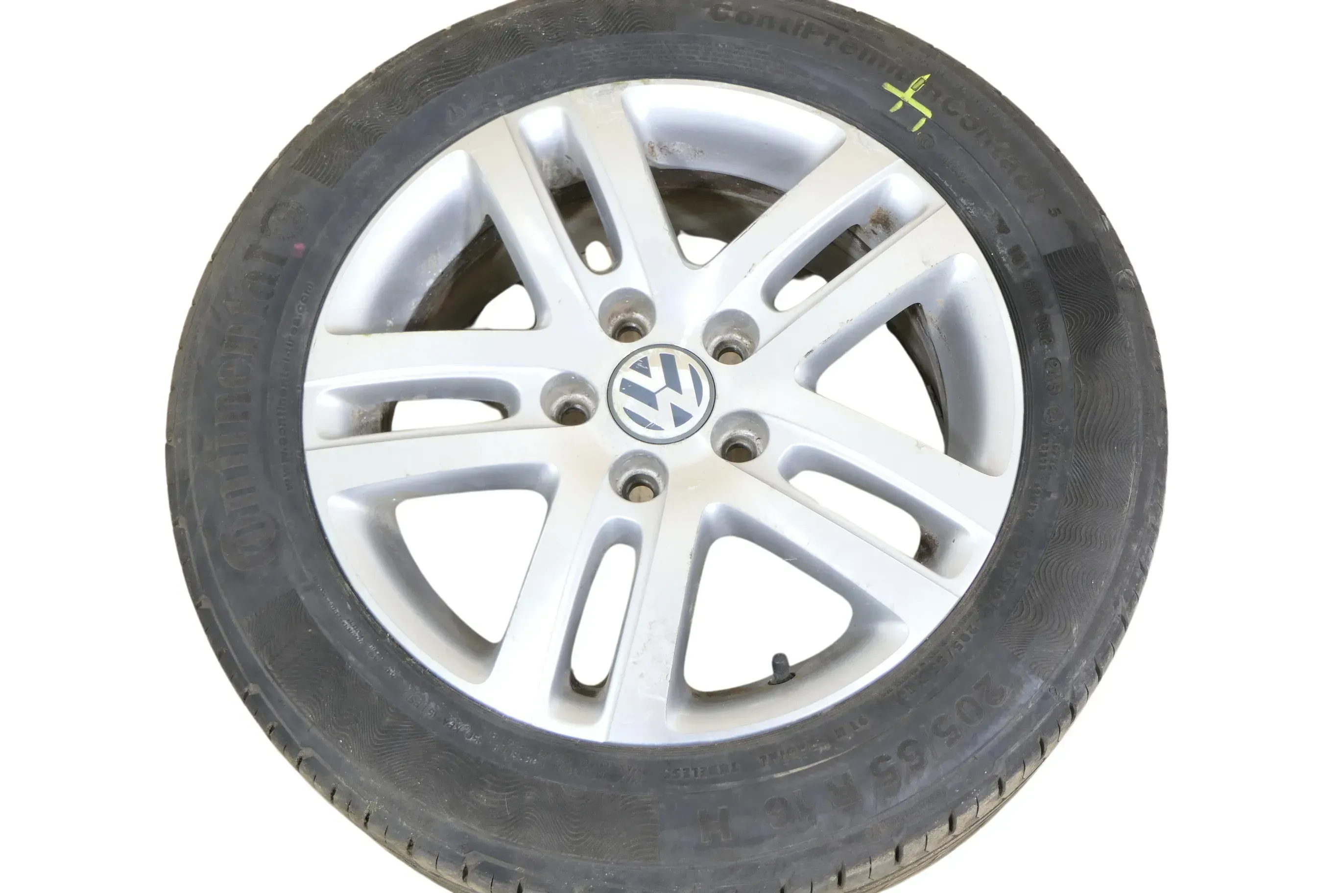 1x Felge Alufelge original VW Golf 5 Touran 6,5jx16H2 ET50 1K0601025AJ ALU  4 - Bild 1