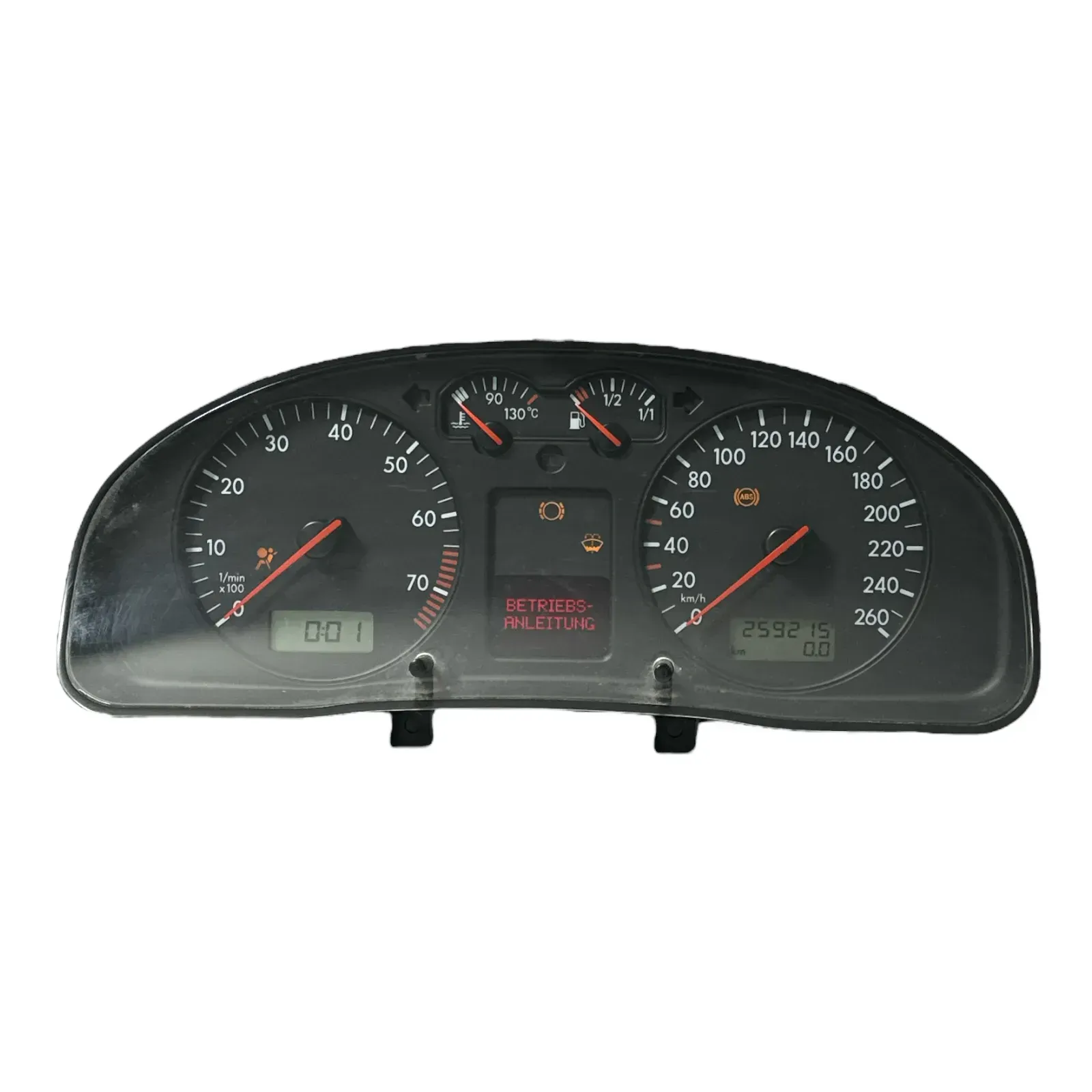 VW Passat 3B Tacho Tachometer Kombiinstrument 259.000km 3B0920822 Benziner - Bild 1