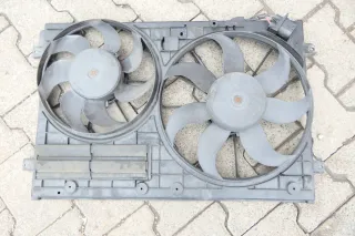 VW Golf 5 Lüfterzarge Lüfter Kühlerlüfter Klimaanlage 1K0959455DT Eos Touran - Bild 1