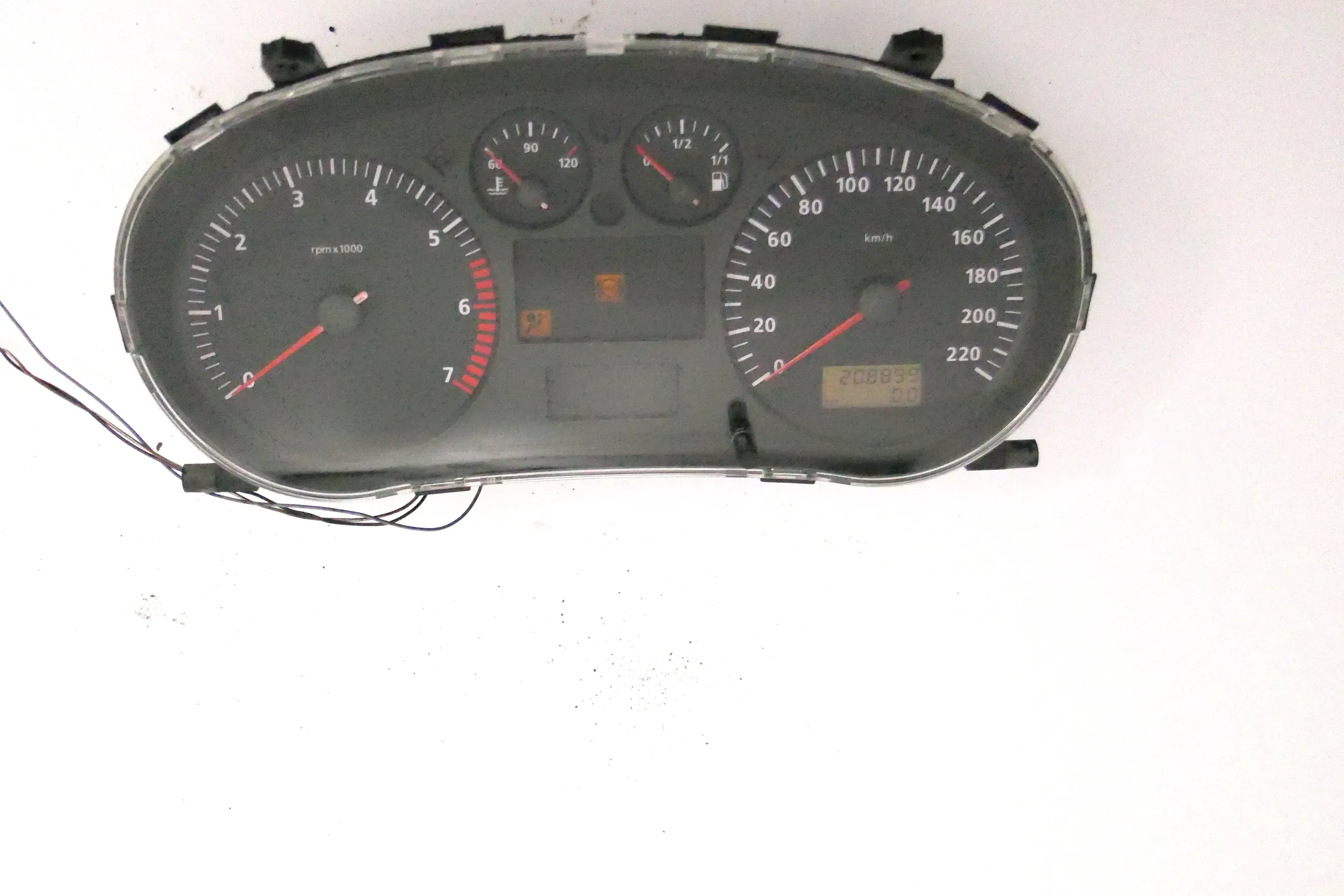 Seat Ibiza 6K3 Tachometer Tacho Kombiinstrument 6K0920801C 208.000kim AUC AUD AN - Bild 1