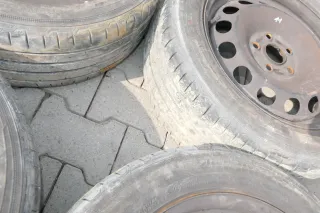 VW Golf 5 Touran Audi A3 Stahlfelgen Felge Reifen 205/55 R16 91V Sommer 4-4,5mm - Bild 2