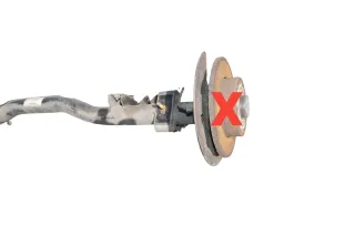 VW Caddy 2K Achse hinten Hinterachse Achsträger Scheibenbremse - Bild 3