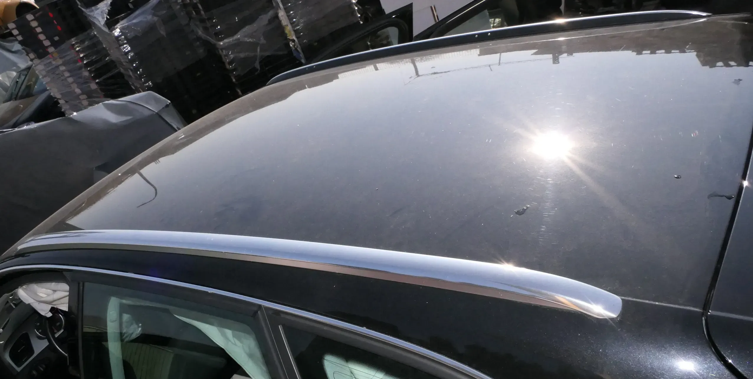 Audi A4 8K B8 Dachreling Reling Dach Chrom silber beide rechts + links Reeling - Bild 1