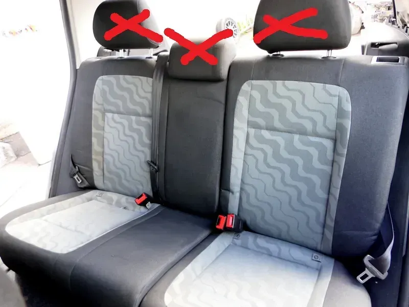 Skoda Fabia 5J 5itz Sitze hinten Rückbank Rücksitzbank 3 Punkt Gurt Isofix anthr - Bild 1