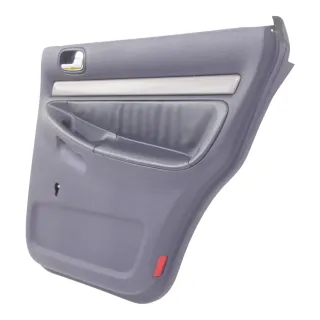 1x A6 4B Türverkleidung Verkleidung Tür hinten rechts Leder blau royalblau - Bild 3
