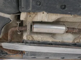 Octavia 1Z Auspuff hinten Endschalldämpfer Benziner MItteltopf Mitte 1,9 TDI  ## - Bild 2