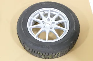 4x Golf 5 6 Alufelgen 215/65R16 98H Winterreifen Reifen 6mm KBA 49925 Dezent - Bild 2
