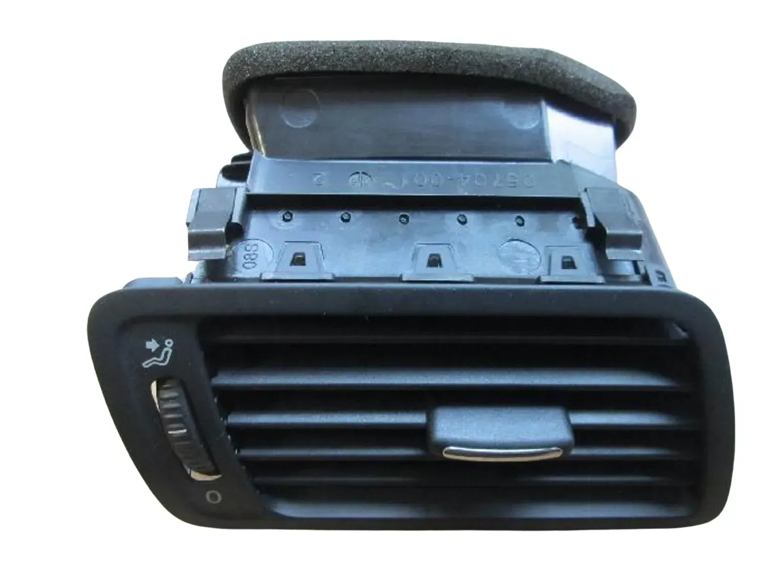 VW Passat 3C Lüftungsdüse Düse Lüftung vorne rechts 3C1819702F schwarz - Bild 1