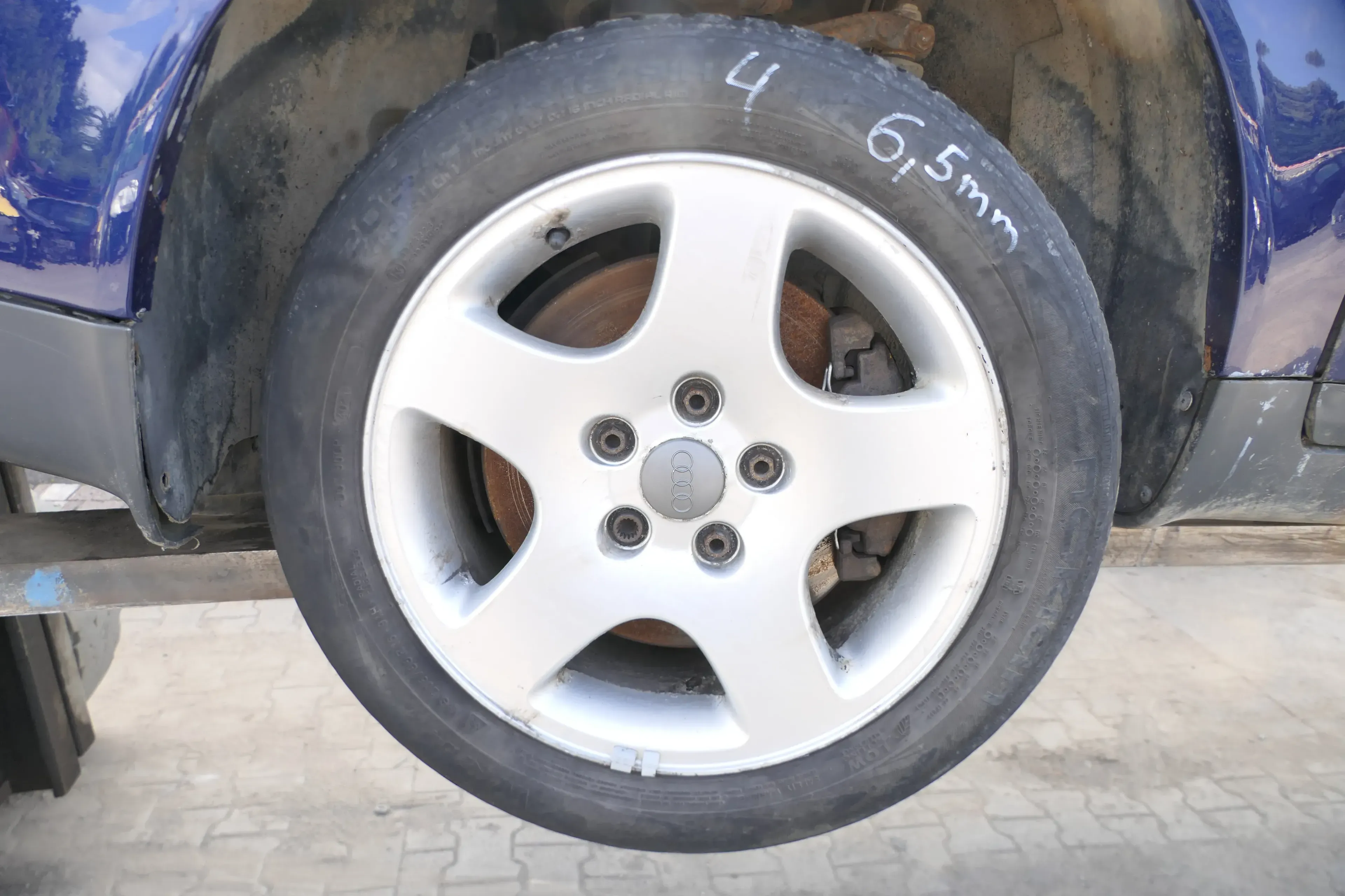 1x Audi A6 4B Quattro Felge Alufelge 8D0601025C 7jx16H2 ET45 Ronal 205/55    4 - Bild 1