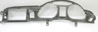 Audi A6 4F Tacho Tachometer Abdeckung Verkleidung silber Blende - Bild 4