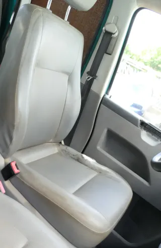VW T5 Sitz vorne links Fahrersitz grau - ohne Kopfstütze - Bild 4