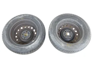 2x Toyota Yaris 195/60 R15 88T Winterreifen 5,5jx15H2 ET45  ca.4-5mm - Bild 4