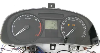 Skoda Fabia Roomster Tacho Tachometer Kombiinstrument 168.000km 5J0920801C TDI - Bild 1