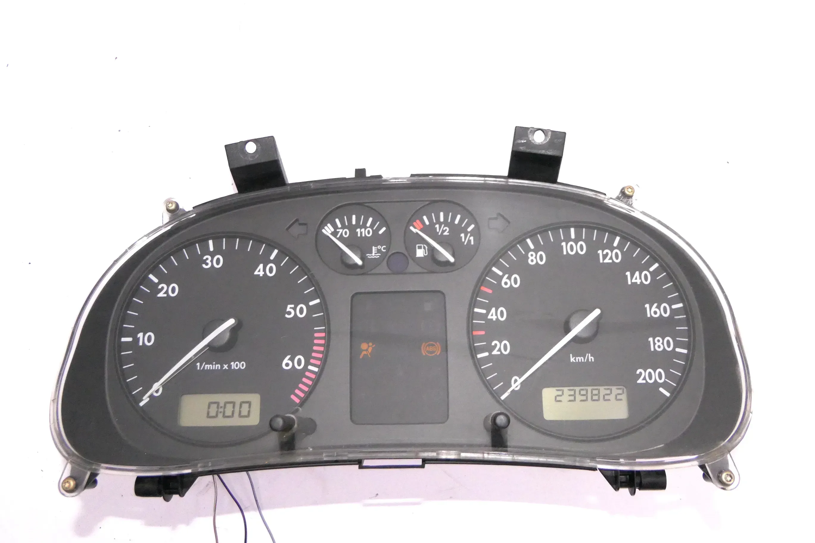 VW Polo 6N Tacho Tachometer Kombiinstrument 239.000km 6N0919860T 6N0919860R - Bild 1