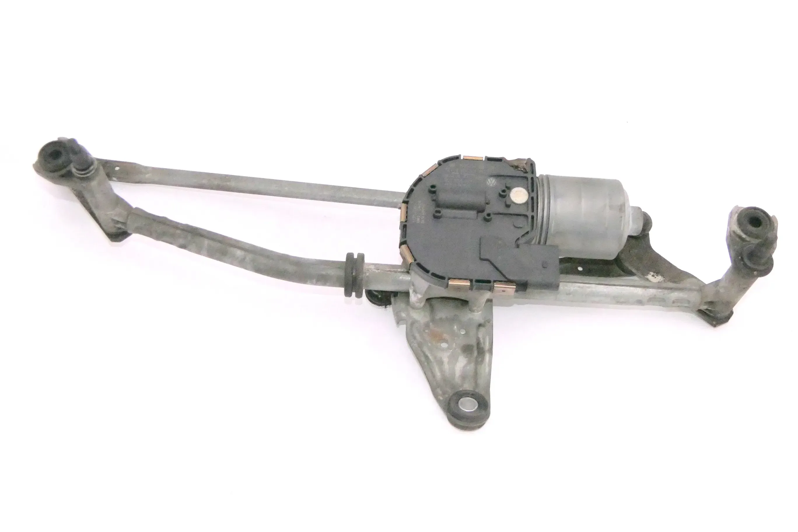 VW Passat 3C Wischermotor Motor Scheibenwischer vorne Gestänge 3C1955023C - Bild 1
