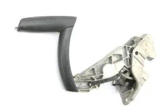 Audi A3 8P Handbremse Feststellbremse schwarz Leder Griff 8P0711303C - Bild 2