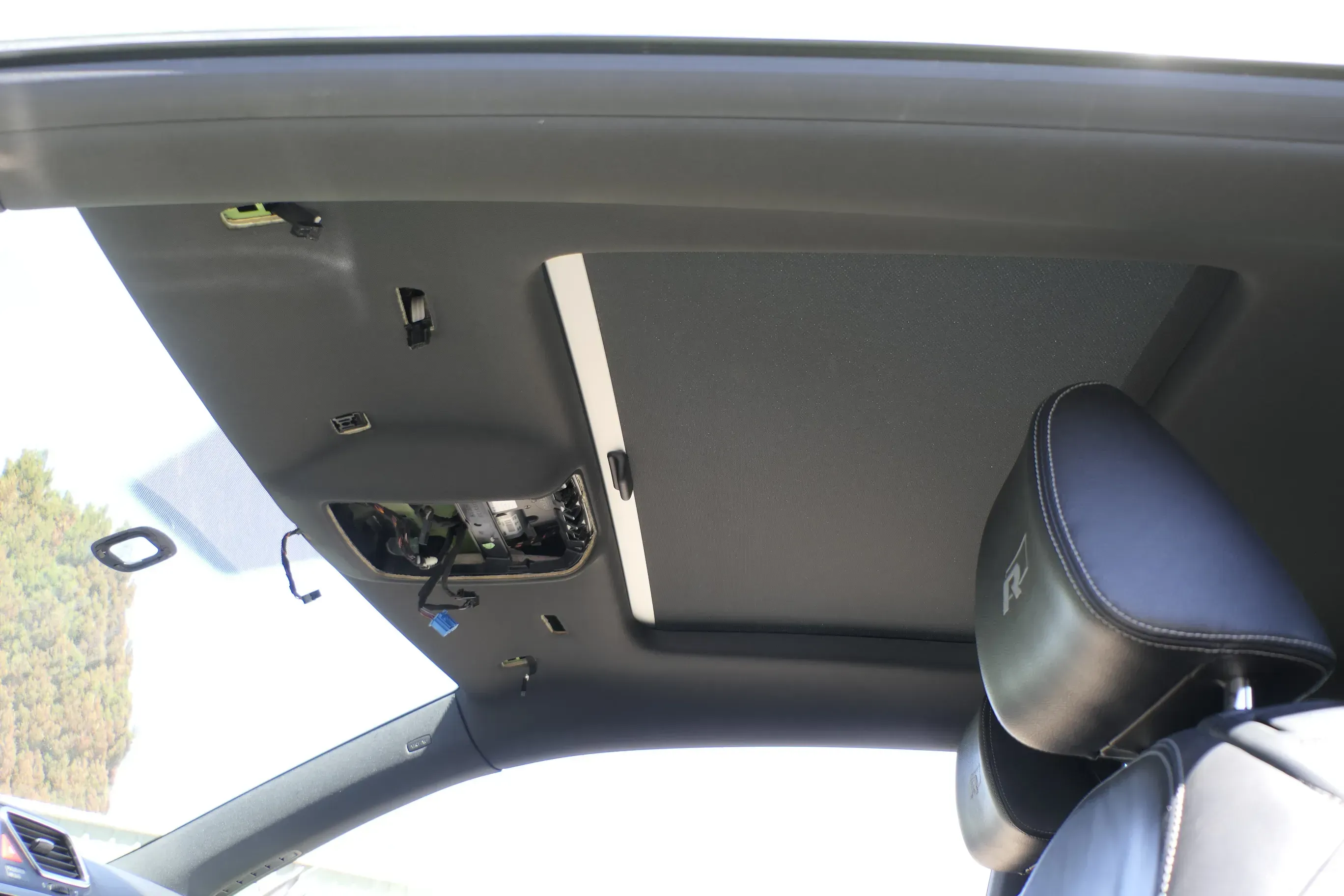 VW Scirocco 3 Himmel Innenraum Decke Dachhimmel Dach schwarz R-line Panoramadach - Bild 1
