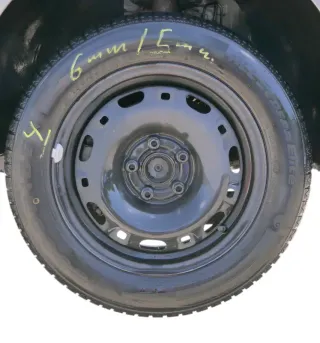 2x Polo 6R 9N Ibiza Felgen 185/60 R14 Allwetterreifen M+S 6jx15  Reifen 5-6,5mm - Bild 2