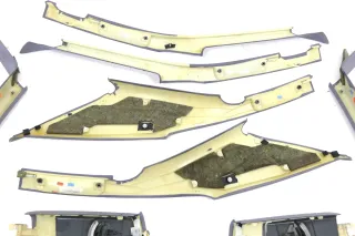 Audi A8 4D A-Säulen Verkleidung vorne Abdeckung B-Säule Kofferraum aquablau - Bild 3