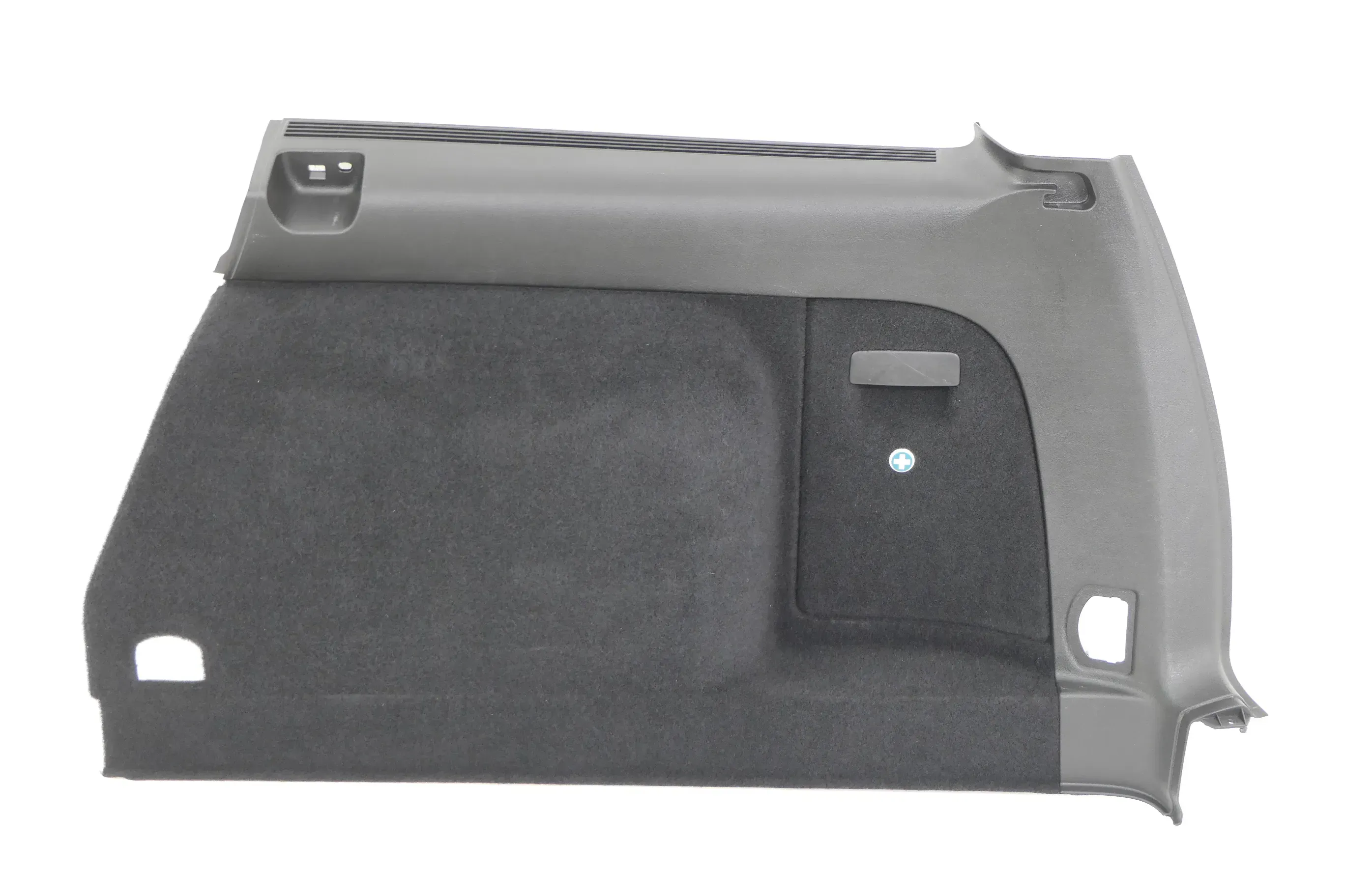 VW Golf 4 Variant Abdeckung Verkleidung Kofferraum hinten rechts 1J9867424T schw - Bild 1