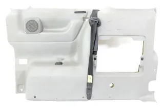 VW T4 Verkleidung Abdeckung Seite hinten rechts grau Multivan Klappe -ohneGurt - Bild 1