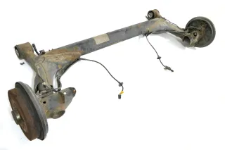 VW 6N2 Achse hinten Hinterachse Achsträger mit ABS Trommelbremse - Bild 3