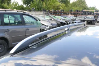 Audi A6 4B Dachreling Dach Chrom silber beide rechts und links Reling - Bild 6