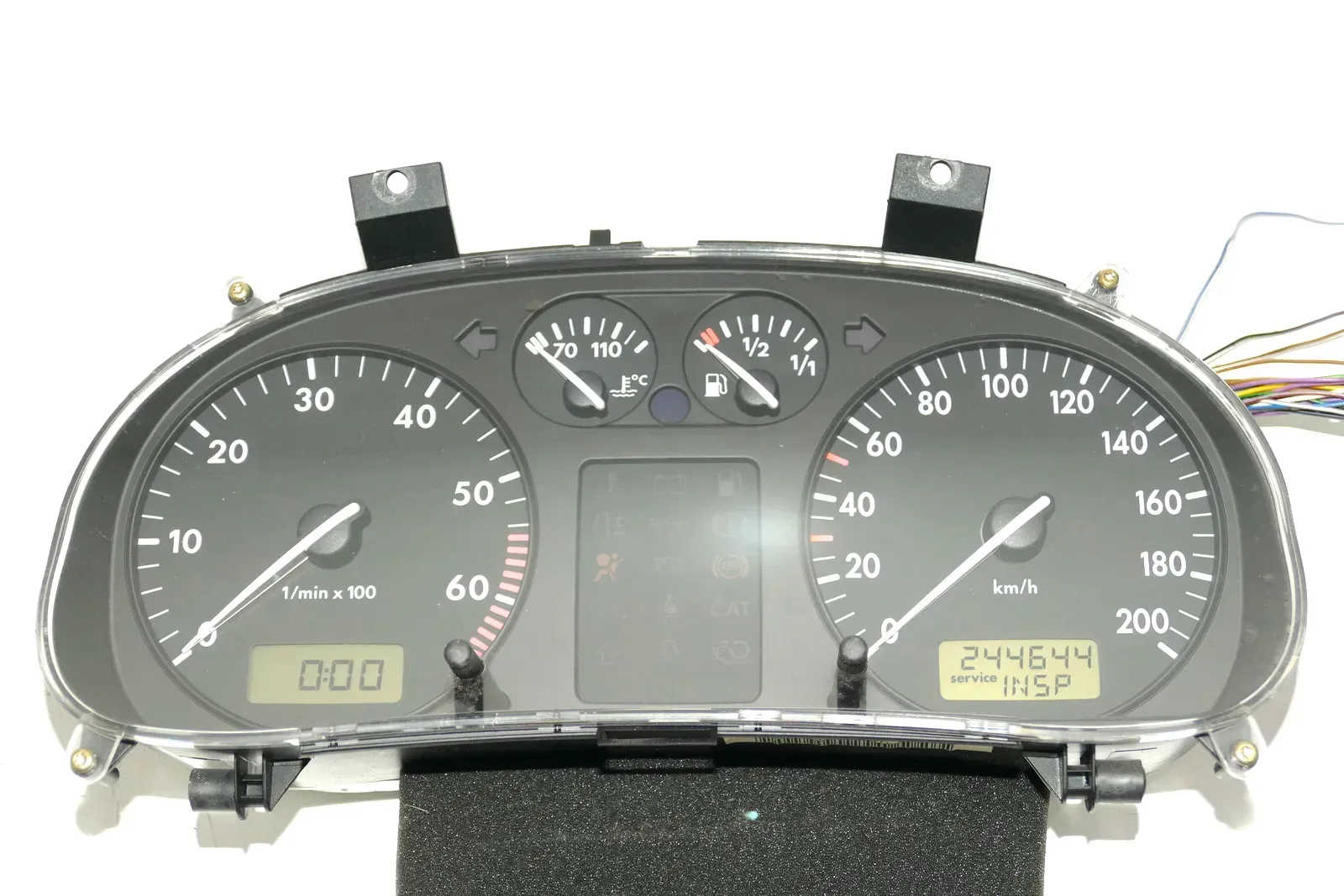 VW Polo 6N Tacho Tachometer Kombiinstrument 244.000km 6N0919860T 6N0919860R - Bild 1