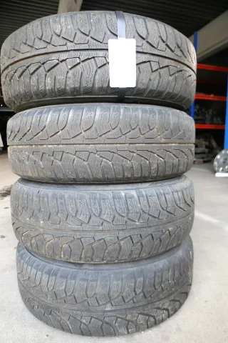 4x VW Golf 4 Bora 195/65 R15 91T Winterreifen M+S Reifen 6jx15H2 ET38 ca. 4-5mm - Bild 7