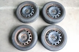VW Passat 3C Golf Reifen Winterrreifen M&S 205/55 R16 91H Felgen ca. 7mm - Bild 1