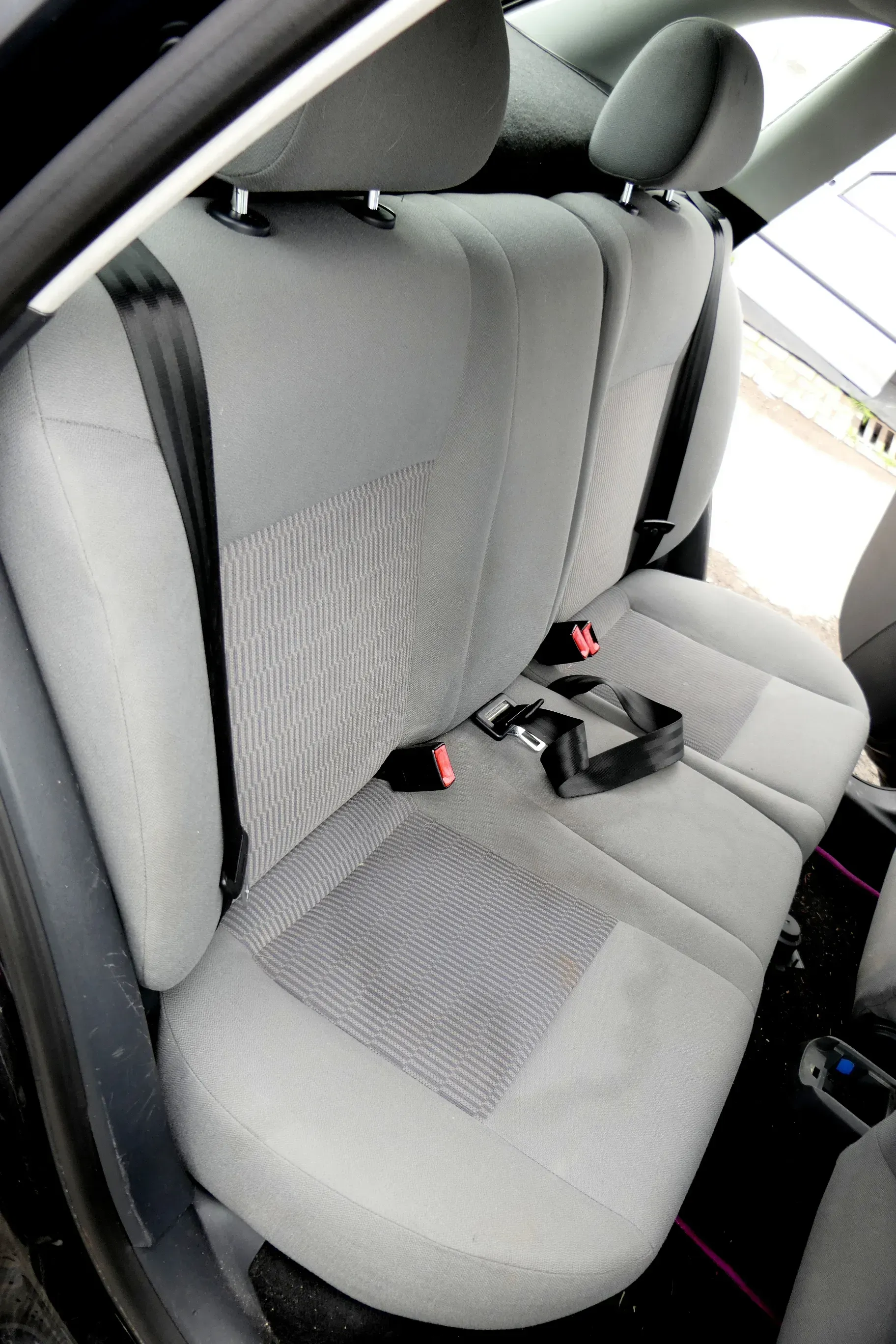 Seat Ibiza 6L Rückbank Rücksitzbank Sitz Kopfstütze Sitzfläche graphitgrau - Bild 1
