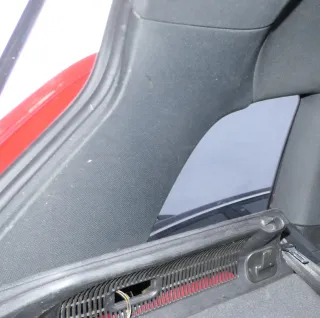 2x A3 8P D-Säulen Verkleidung rechts hinten + links Abdeckung oben schwarz - Bild 1