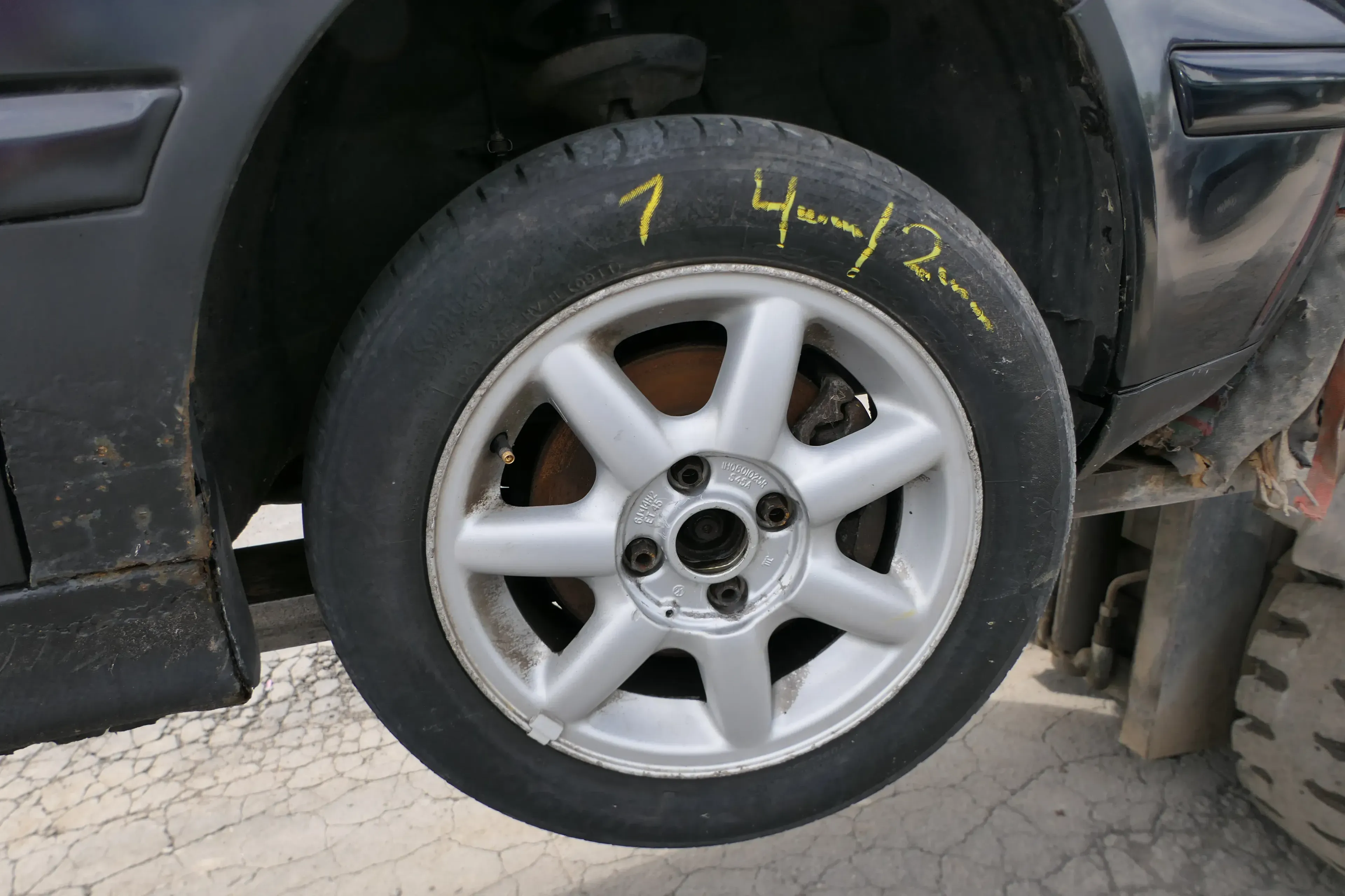 1x Polo Golf 3 Original Alufelge 6jx14 ET45 1H0601025R / S58 Felge 1H0601149K  1 - Bild 1