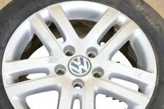 1x Felge Alufelge original VW Golf 5 Touran 6,5jx16H2 ET50 1K0601025AJ ALU  3 - Bild 2