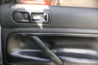 4x Passat 3B Türverkleidung Verkleidung Tür vorne links rechts  - schwarz Leder - Bild 11