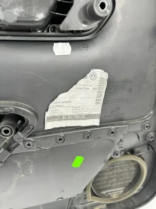 VW Polo 6R 1x Türverkleidung Verkleidung Tür 4/5-Türer hinten rechts schwarz - Bild 5