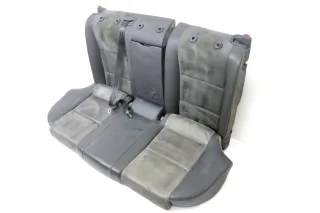 A4 B6 B7 8E Avant Sitz Rückbank Rücksitzbank hinten Leder schwarz Alcantara Q226 - Bild 4
