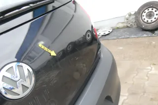 VW Fox 5Z Heckklappe Kofferraumklappe Klappe hinten + Scheibe schwarz LC9Z - Bild 5