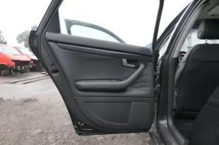 4x Audi A4 8E B6 Türverkleidung Verkleidung Tür schwarz Leder - Bild 10