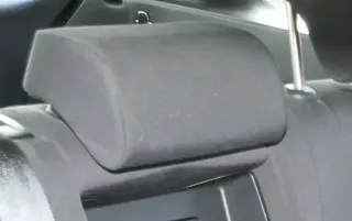 Golf 6 Variant Kombi AJ5 Kopfstützen Kopfstütze hinten in Mitte mittig schwarz - Bild 2