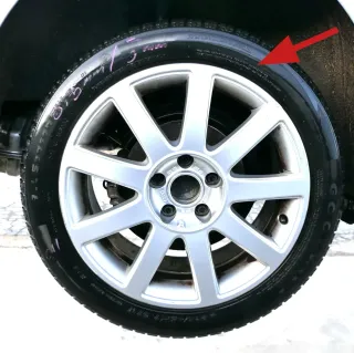 4x VW Golf 5 9N 6Y Reifen 235/45 R17 94V Allwetterreifen 2x ca5-7mm 2x 3,5-5mm - Bild 3