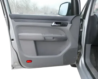 1x VW Caddy 3 2K Türverkleidung Verkleidung Tür vorne links grau - Bild 1