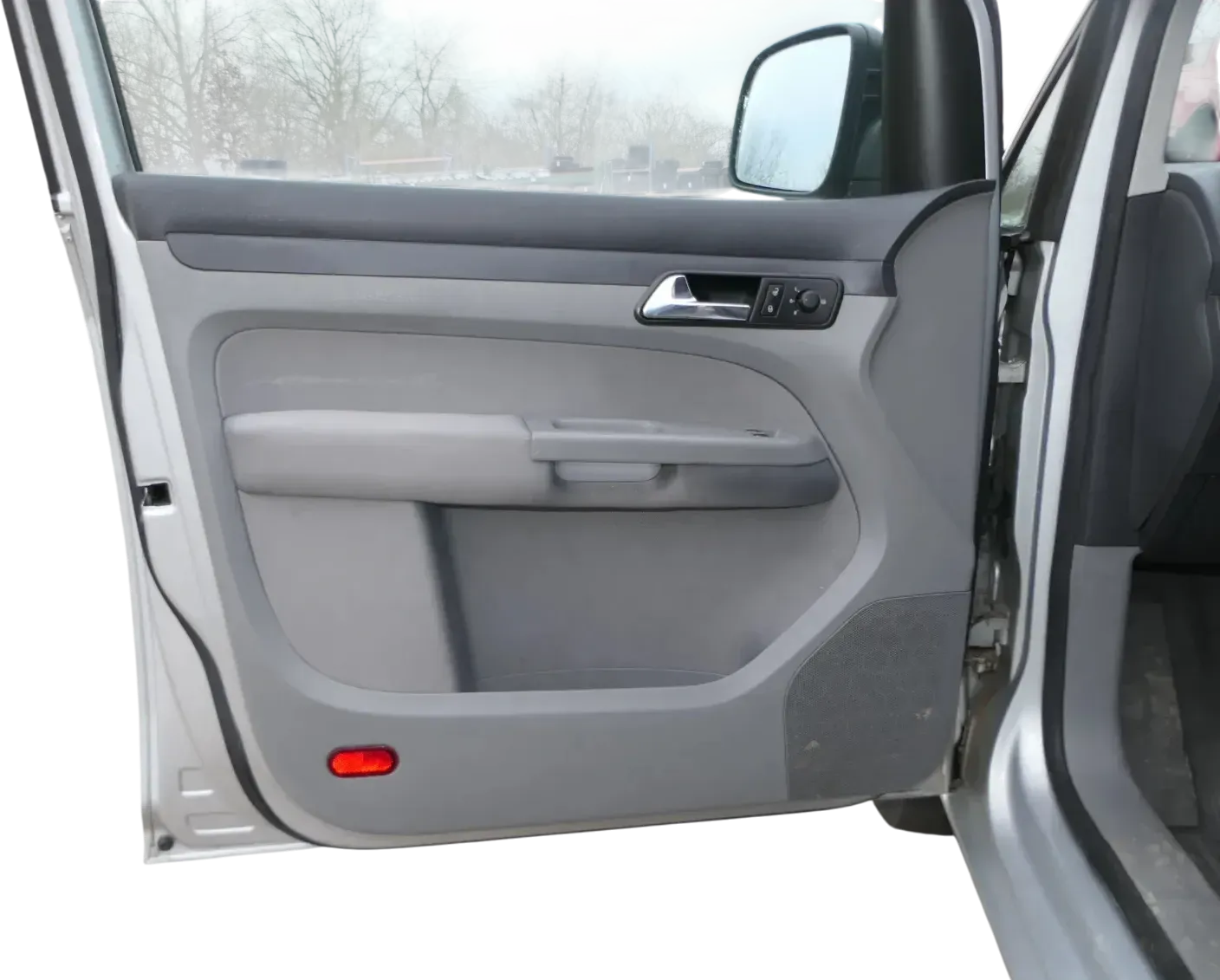 1x VW Caddy 3 2K Türverkleidung Verkleidung Tür vorne links grau - Bild 1
